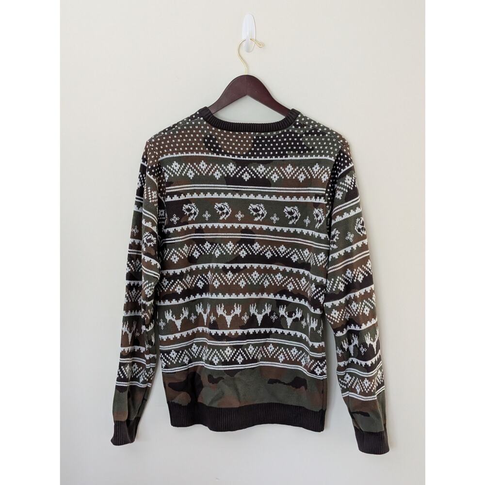 ​NWOT Yee Yee Apparel Camo Holiday Sweater Bundle - Set of 2 - Small - Picture 4 of 13